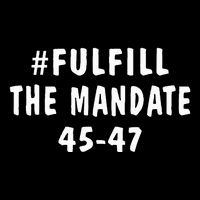 Take America Back And Fulfill The Mandate Women's Crop Top Tee