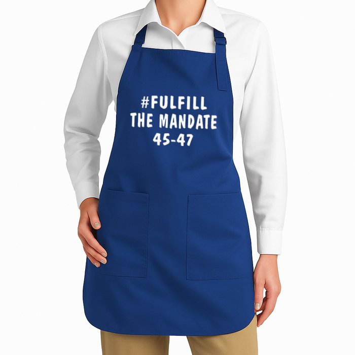 Take America Back And Fulfill The Mandate Apron
