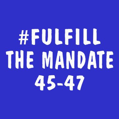 Take America Back And Fulfill The Mandate T-Shirt