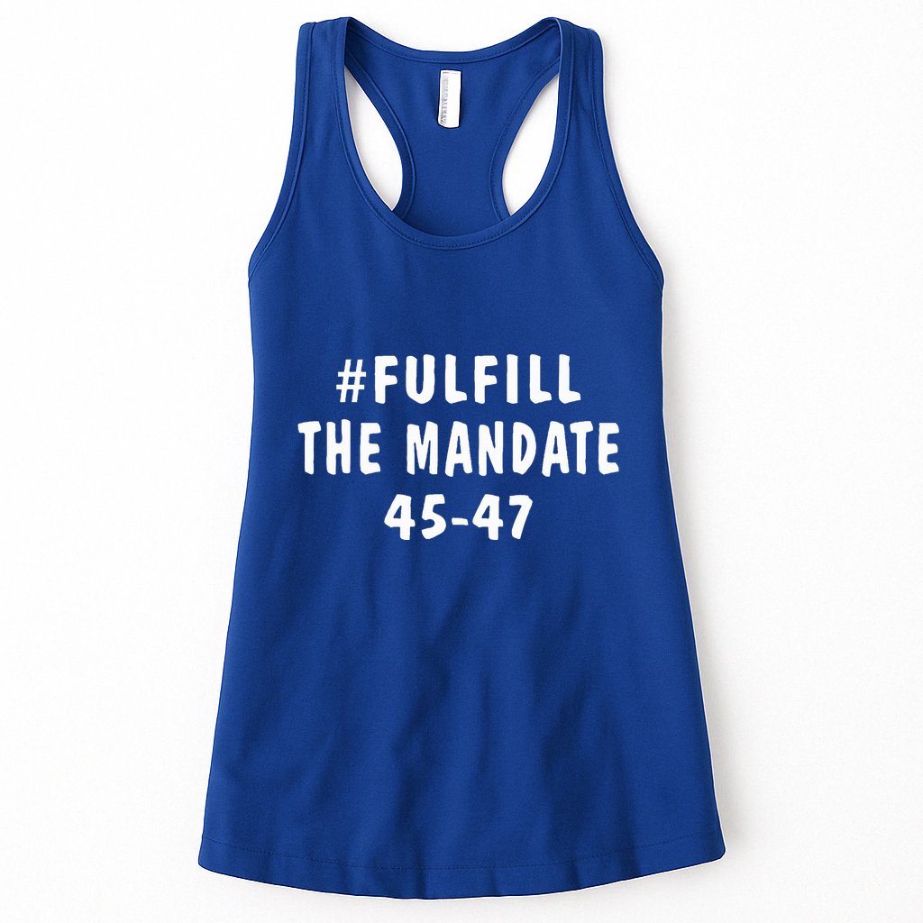 Take America Back And Fulfill The Mandate Womens Tank Top