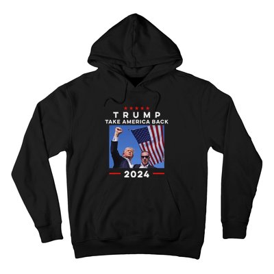 Take America Back Again Survivor Rally Design Hoodie