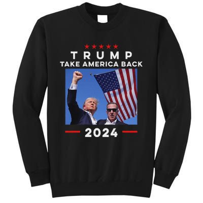 Take America Back Again Survivor Rally Design Sweatshirt