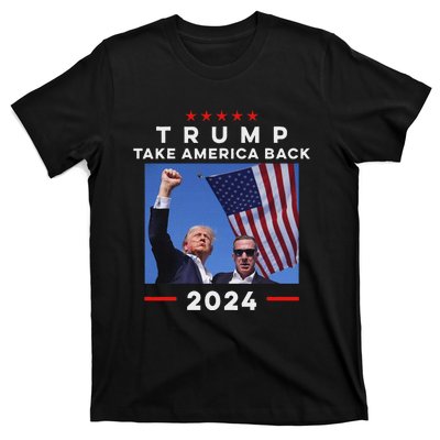 Take America Back Again Survivor Rally Design T-Shirt