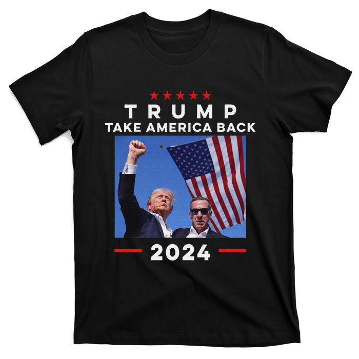 Take America Back Again Survivor Rally Design T-Shirt