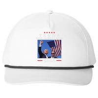 Take America Back Again Survivor Rally Design Snapback Five-Panel Rope Hat