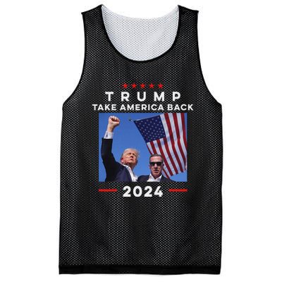 Take America Back Again Survivor Rally Design Mesh Reversible Basketball Jersey Tank