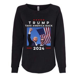 Take America Back Again Survivor Rally Design Womens California Wash Sweatshirt