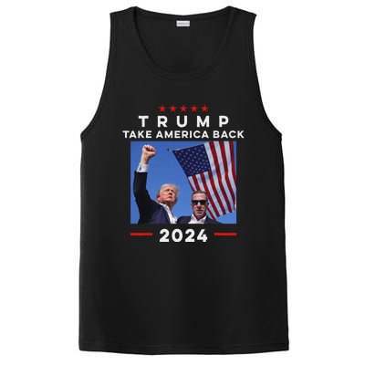 Take America Back Again Survivor Rally Design PosiCharge Competitor Tank