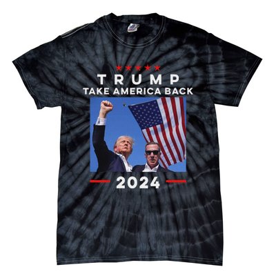 Take America Back Again Survivor Rally Design Tie-Dye T-Shirt