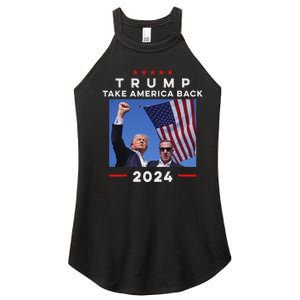 Take America Back Again Survivor Rally Design Women's Perfect Tri Rocker Tank