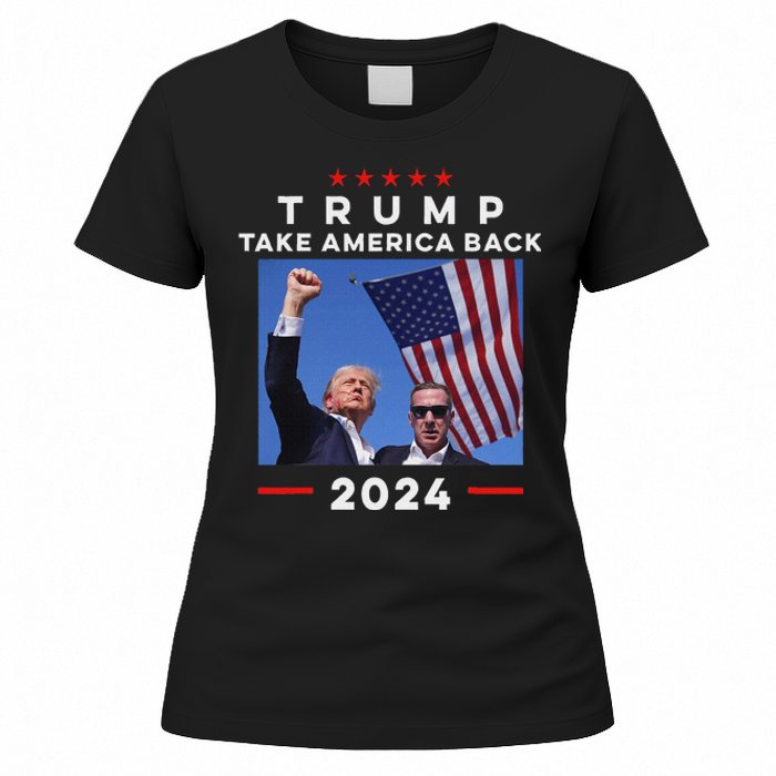 Take America Back Again Survivor Rally Design Women's T-Shirt