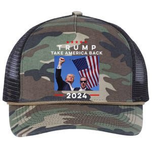 Take America Back Again Survivor Rally Design Retro Rope Trucker Hat Cap