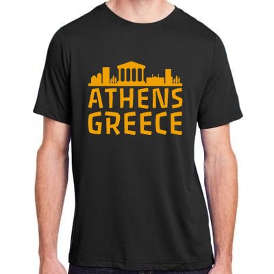 Tourist Attractions Building City Town Greek Greece Adult ChromaSoft Performance T-Shirt