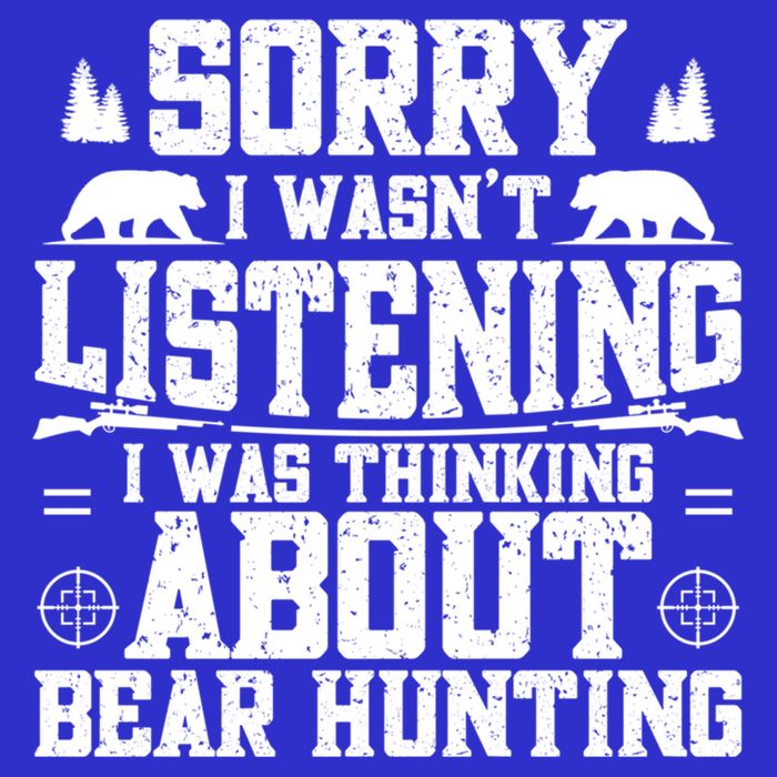 Thinking About Bear Hunting Bear Hunter Gift 16 in Basic Backpack