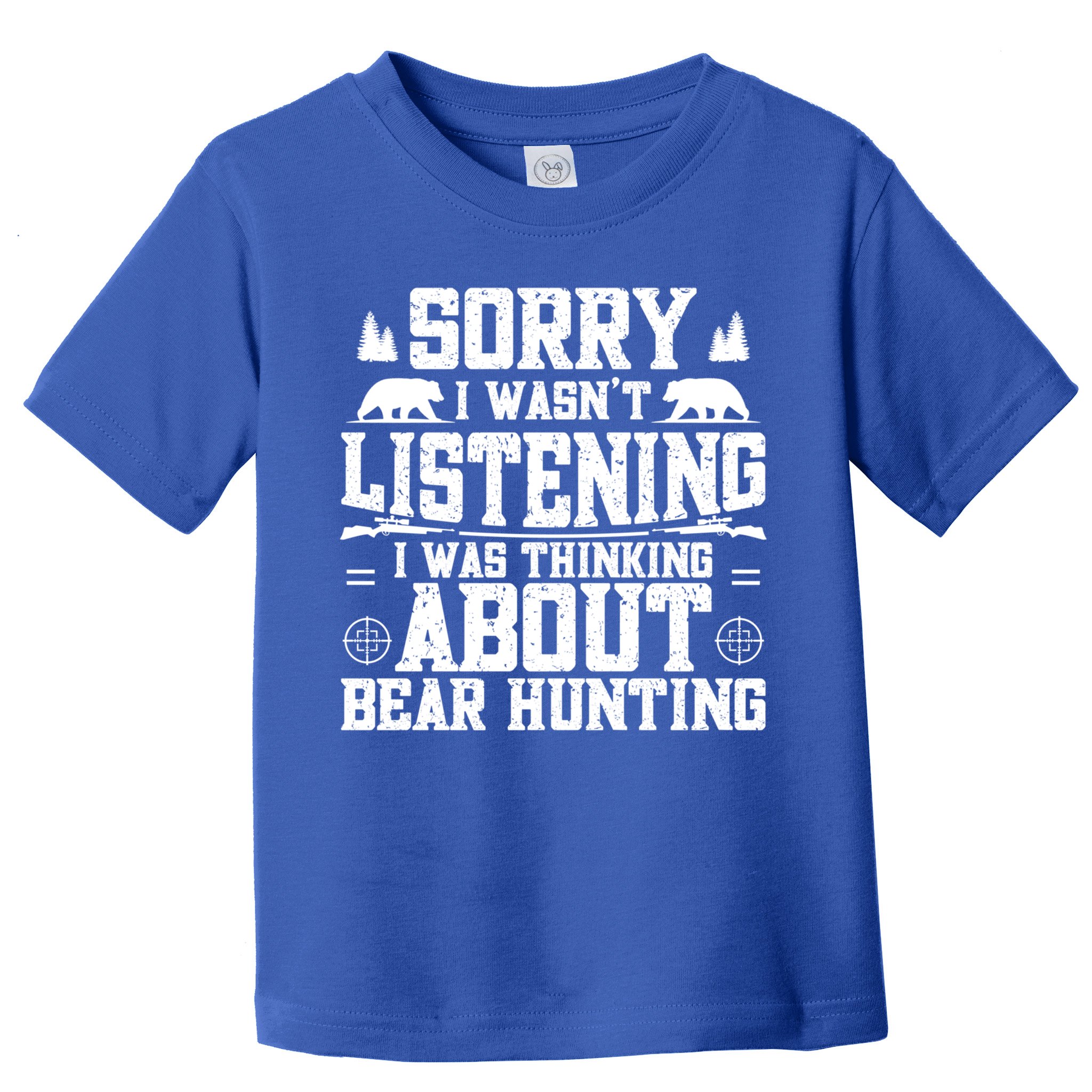 Thinking About Bear Hunting Bear Hunter Gift Toddler T-Shirt