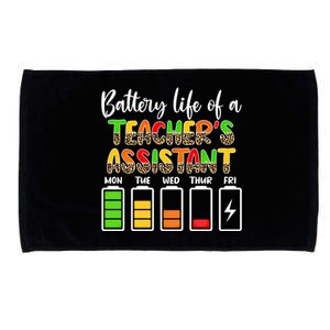 Teaching Assistant Battery Life Assistant Teacher Gift Microfiber Hand Towel