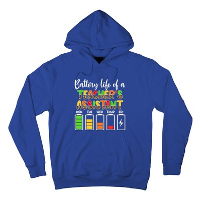 Teaching Assistant Battery Life Assistant Teacher Gift Hoodie