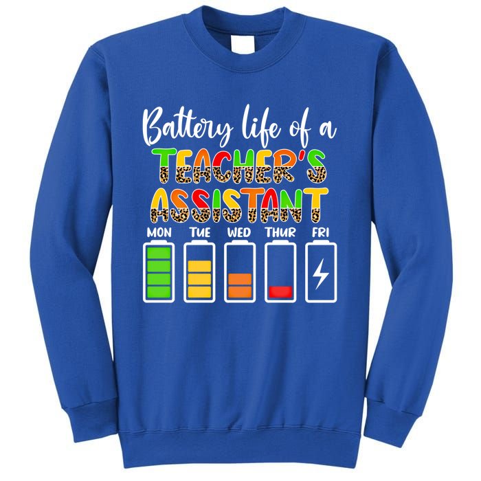 Teaching Assistant Battery Life Assistant Teacher Gift Sweatshirt