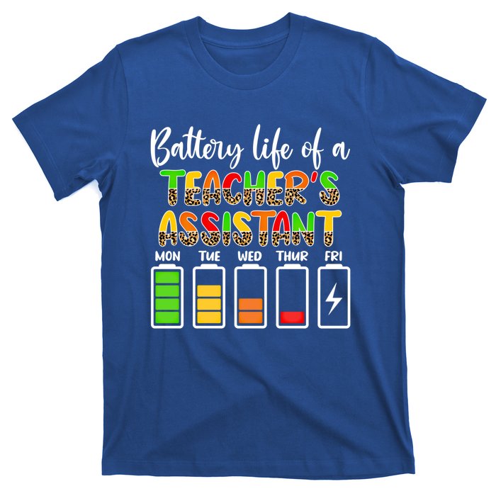 Teaching Assistant Battery Life Assistant Teacher Gift T-Shirt