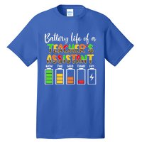 Teaching Assistant Battery Life Assistant Teacher Gift Tall T-Shirt