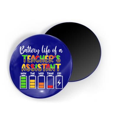 Teaching Assistant Battery Life Assistant Teacher Gift Magnet