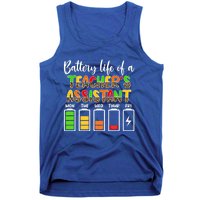 Teaching Assistant Battery Life Assistant Teacher Gift Tank Top