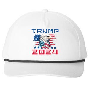 Take America Back Trump 2024 Snapback Five-Panel Rope Hat