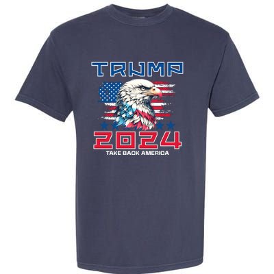 Take America Back Trump 2024 Garment-Dyed Heavyweight T-Shirt