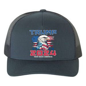 Take America Back Trump 2024 Yupoong Adult 5-Panel Trucker Hat