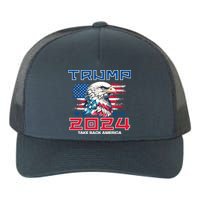 Take America Back Trump 2024 Yupoong Adult 5-Panel Trucker Hat