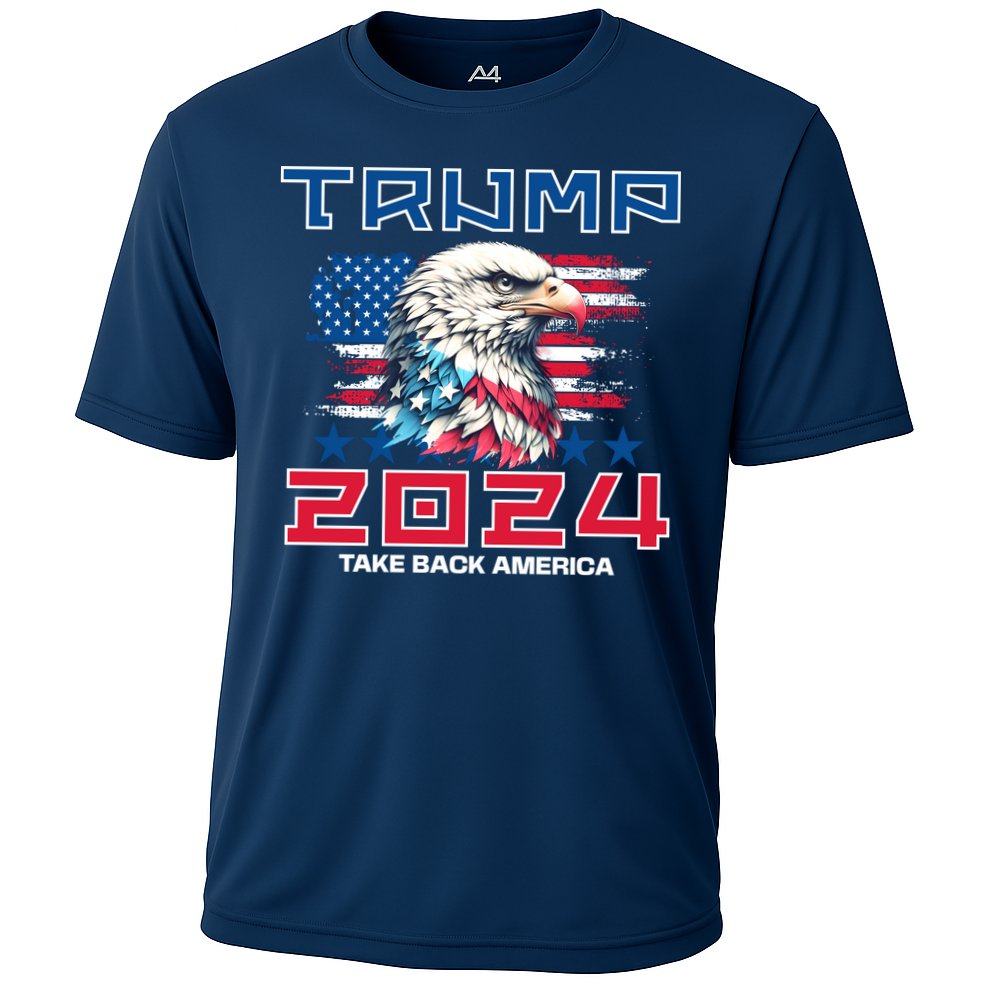 Take America Back Trump 2024 Cooling Performance Crew T-Shirt