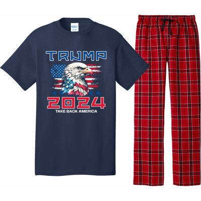 Take America Back Trump 2024 Pajama Set