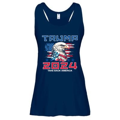 Take America Back Trump 2024 Ladies Essential Flowy Tank