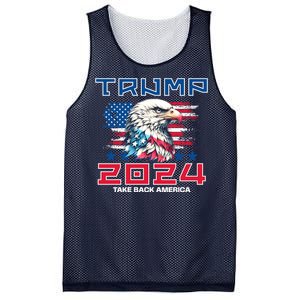 Take America Back Trump 2024 Mesh Reversible Basketball Jersey Tank