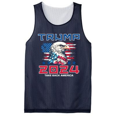 Take America Back Trump 2024 Mesh Reversible Basketball Jersey Tank