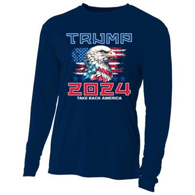 Take America Back Trump 2024 Cooling Performance Long Sleeve Crew