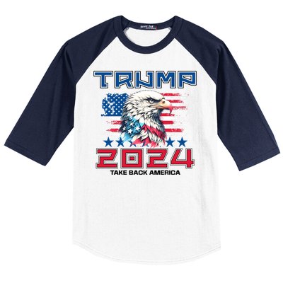 Take America Back Trump 2024 Baseball Sleeve Shirt