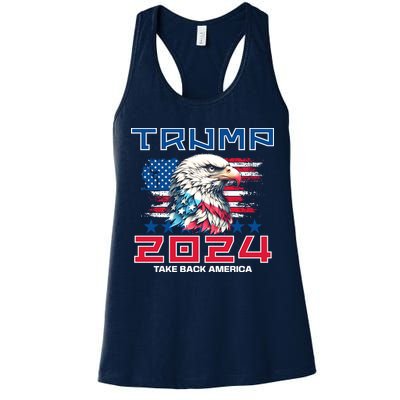 Take America Back Trump 2024 Womens Tank Top