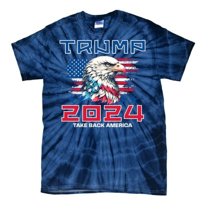 Take America Back Trump 2024 Tie-Dye T-Shirt