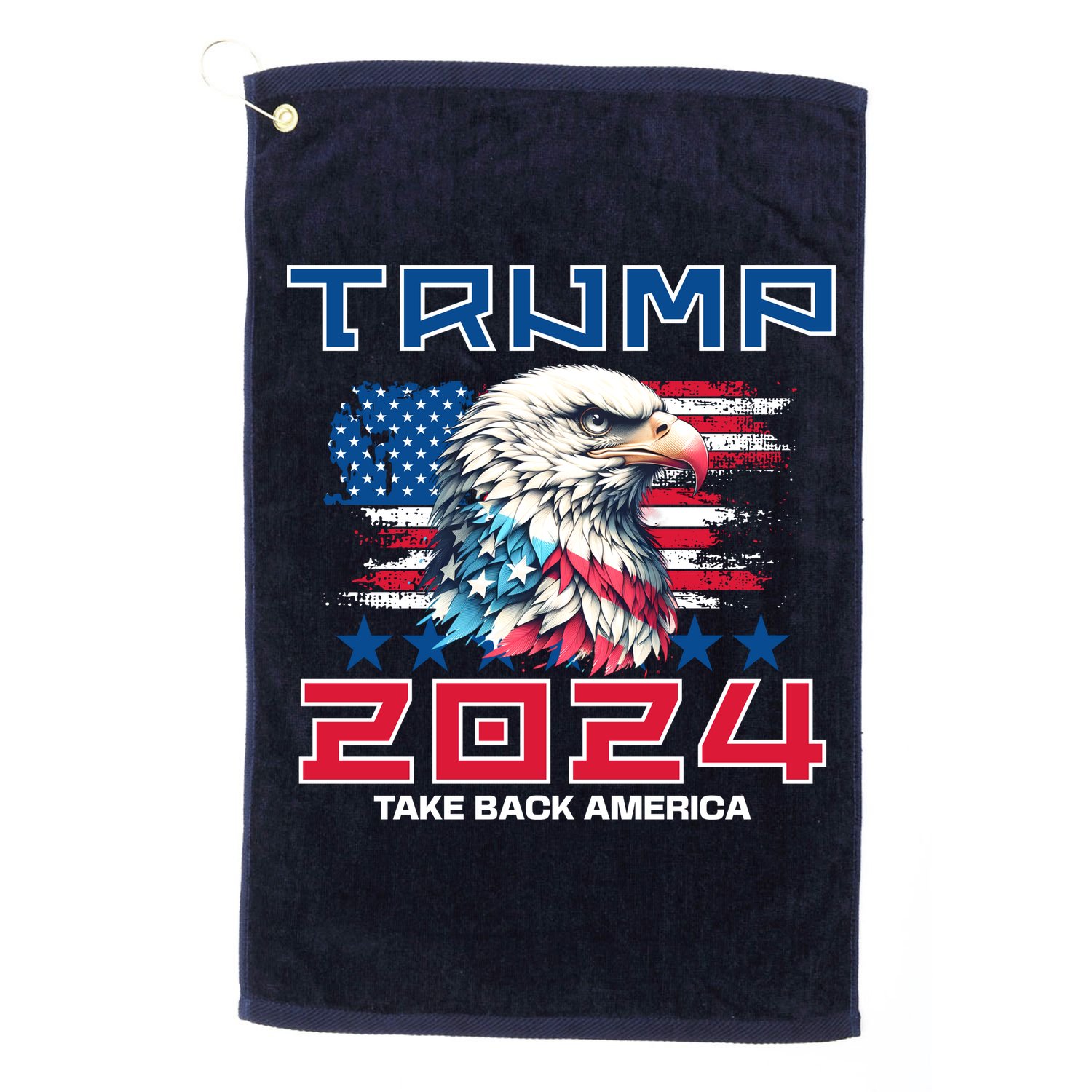 Take America Back Trump 2024 Golf Towel