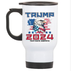 Take America Back Trump 2024 Stainless Steel Travel Mug