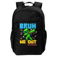 Teacher Appreciation Bruh We Out Gamer Pixel Style Summer Backpack