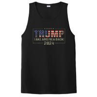 Take America Back American Flag Trump 2024 Women Gifts PosiCharge Competitor Tank