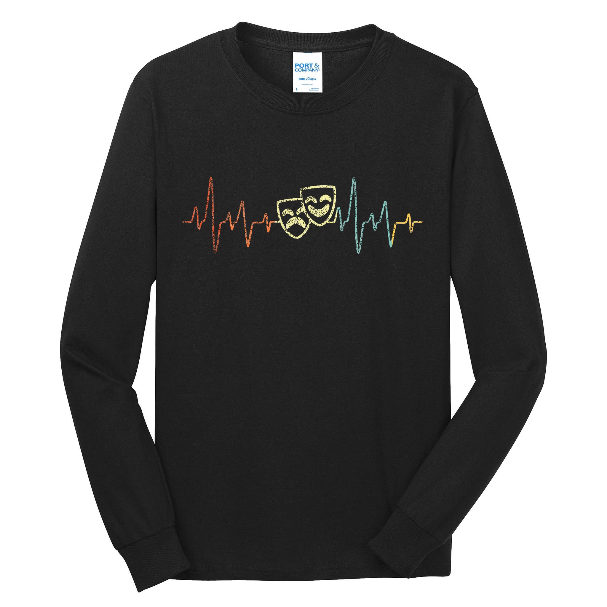 Theatre Actor Broadway Musical Theater Nerd Tall Long Sleeve T-Shirt