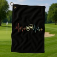 Theatre Actor Broadway Musical Theater Nerd Golf Towel