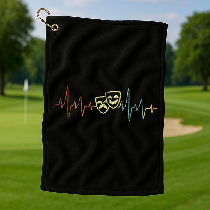 Theatre Actor Broadway Musical Theater Nerd Golf Towel