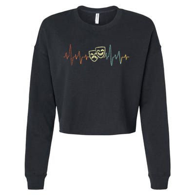 Theatre Actor Broadway Musical Theater Nerd Cropped Pullover Crew