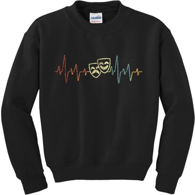 Theatre Actor Broadway Musical Theater Nerd Kids Sweatshirt