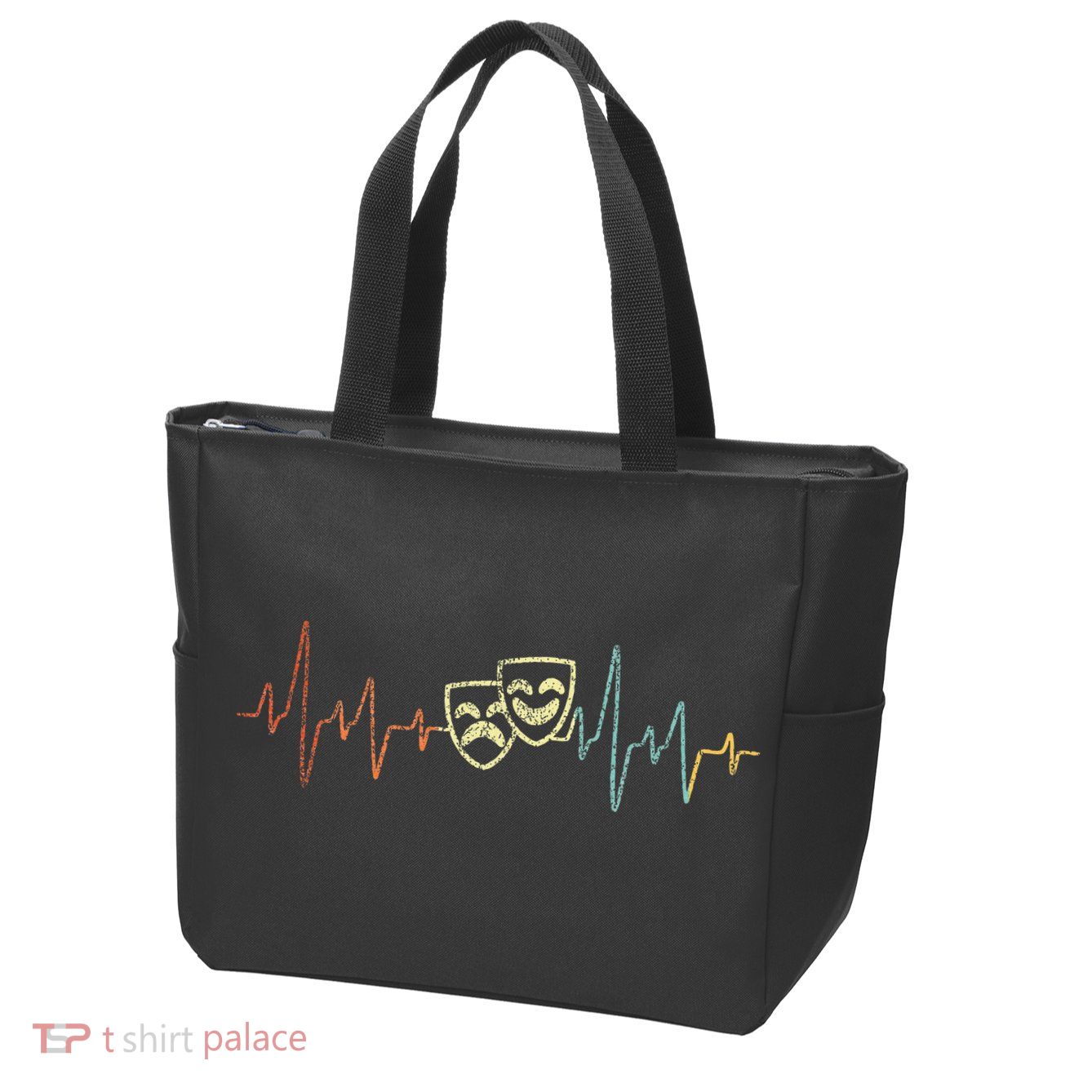 Theatre Actor Broadway Musical Theater Nerd Zip Tote Bag