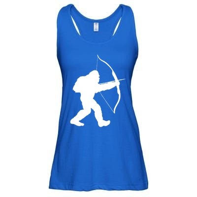 Traditional Archery Bigfoot Recurve Bow Lovers Cool Gift Ladies Essential Flowy Tank